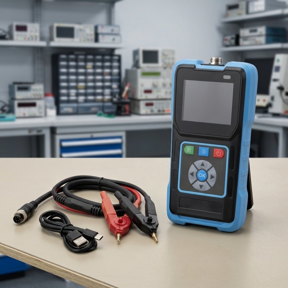 Battery Internal Resistance Tester Four Wire - BT02 เครื่องทดสอบความต้านทานภายในแบตเตอรี่ 0-100V DC 0-200 โอห์ม