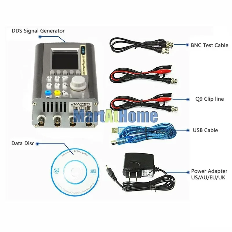 เครื่องกำเนิดสัญญาณ DDS แบบดิจ - Dual Channel Arbitrary Waveform Function Generator 60Mhz บทวิจารณ์และราคา