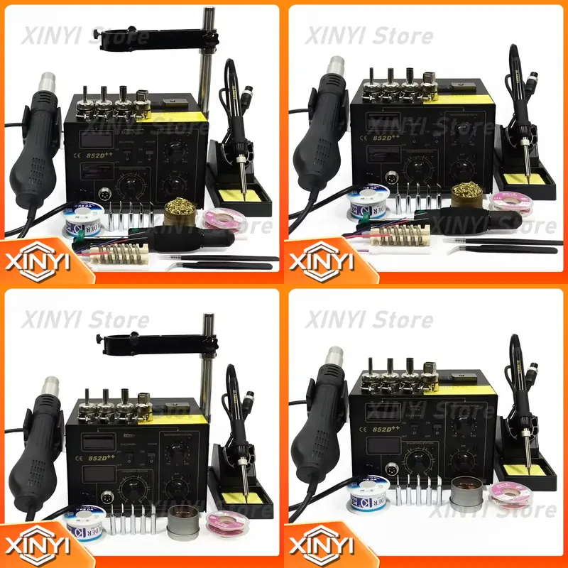 SAIKE 852D++ สถานีซ่อม SMD แบบ - Smd Rework Station Hot Air Soldering 2 In 1 บทวิจารณ์และราคา