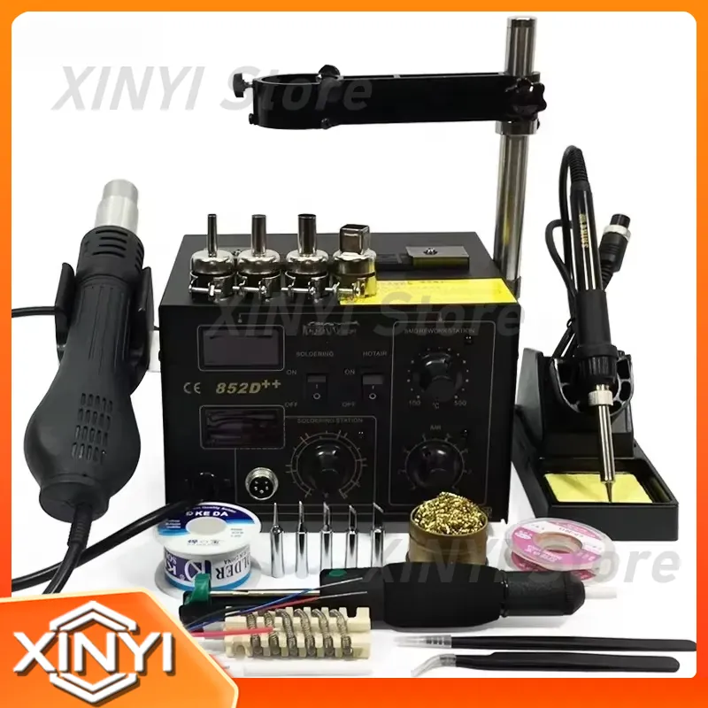 SAIKE 852D++ สถานีซ่อม SMD แบบ - Smd Rework Station Hot Air Soldering 2 In 1 บทวิจารณ์และราคา