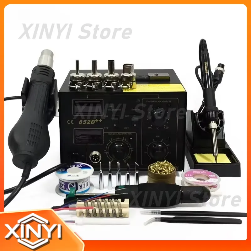 SAIKE 852D++ สถานีซ่อม SMD แบบ - Smd Rework Station Hot Air Soldering 2 In 1 บทวิจารณ์และราคา