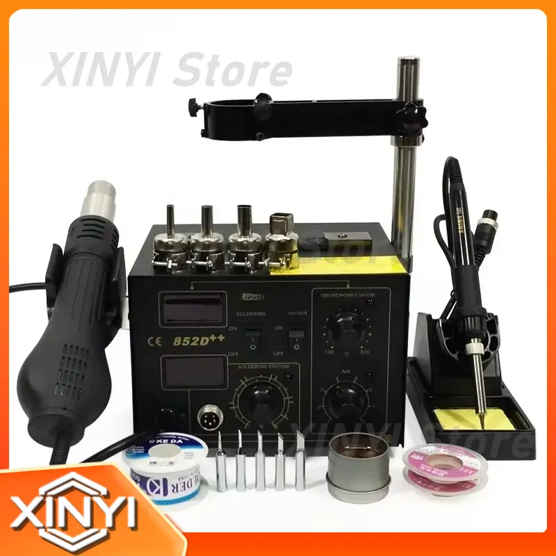 SAIKE 852D++ สถานีซ่อม SMD แบบ - Smd Rework Station Hot Air Soldering 2 In 1 บทวิจารณ์และราคา