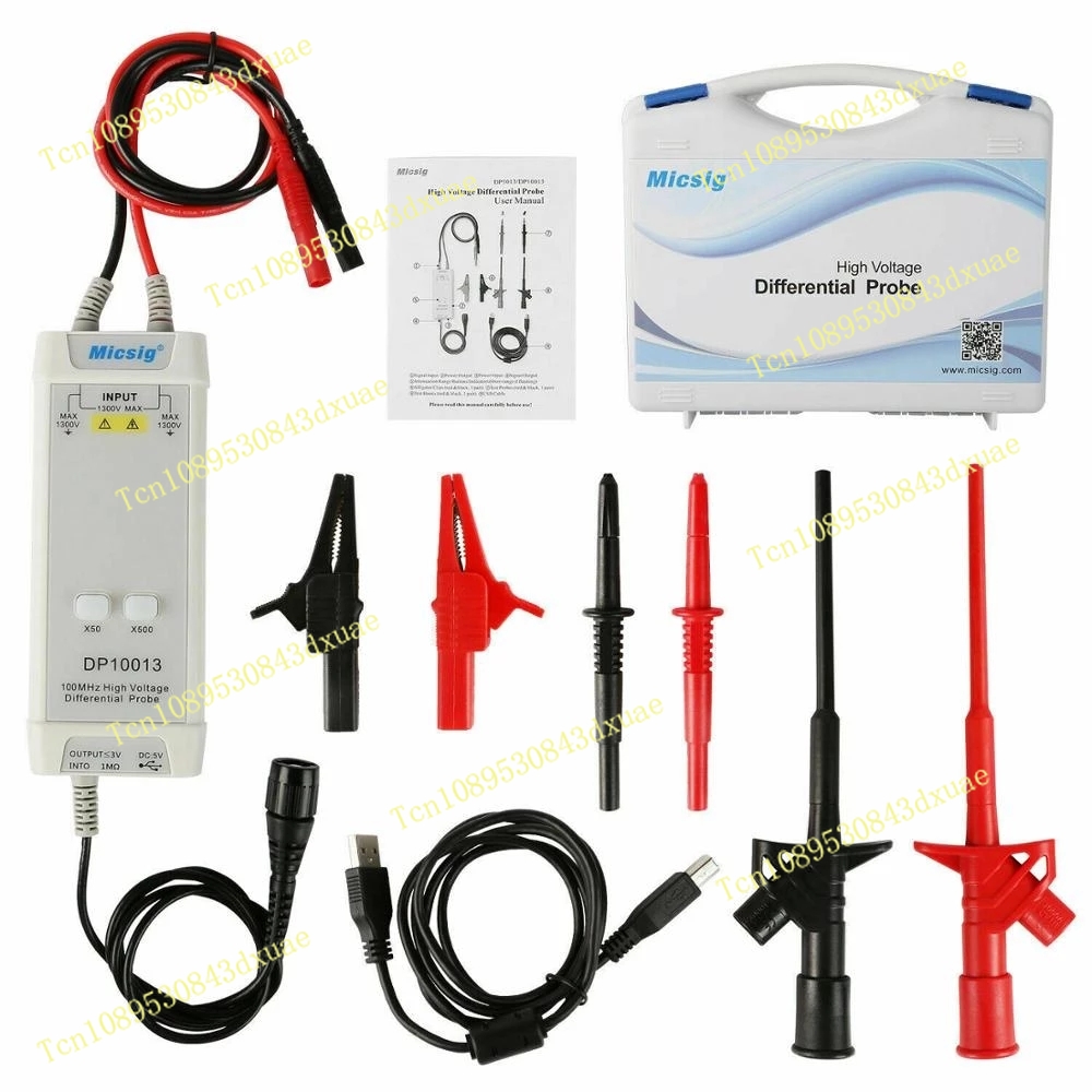 ออสซิลโลสโคป 2025Micsig 1300V  - High Voltage Differential Probe 100Mhz 1300V บทวิจารณ์และราคา