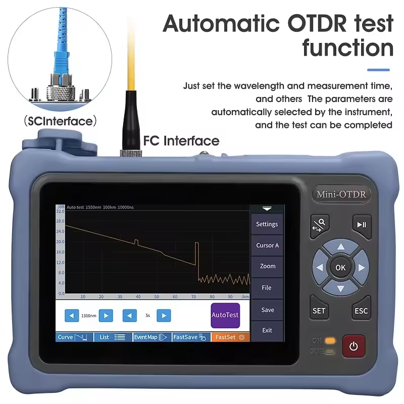 เครื่องทดสอบไฟเบอร์ออปติก Novk - Optical Time Domain Reflectometer Otdr 1310 1550Nm บทวิจารณ์และราคา
