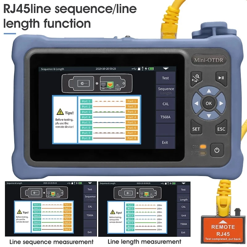 เครื่องทดสอบไฟเบอร์ออปติก Novk - Optical Time Domain Reflectometer Otdr 1310 1550Nm บทวิจารณ์และราคา