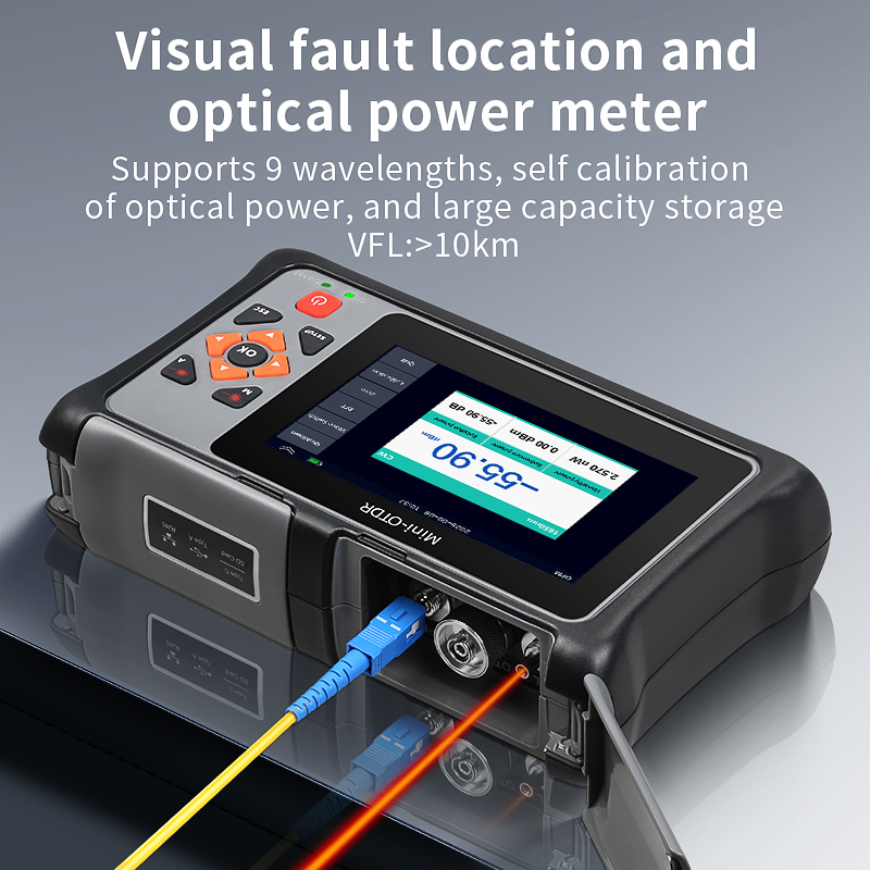 เครื่องทดสอบสายไฟเบอร์ออปติก K - Optical Time Domain Reflectometer Otdr 1310 1550Nm บทวิจารณ์และราคา
